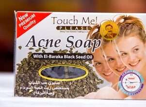 TOUCH ME PLEASE ACNE SOAP WITH EL-BARAKA BLACK SEED OIL